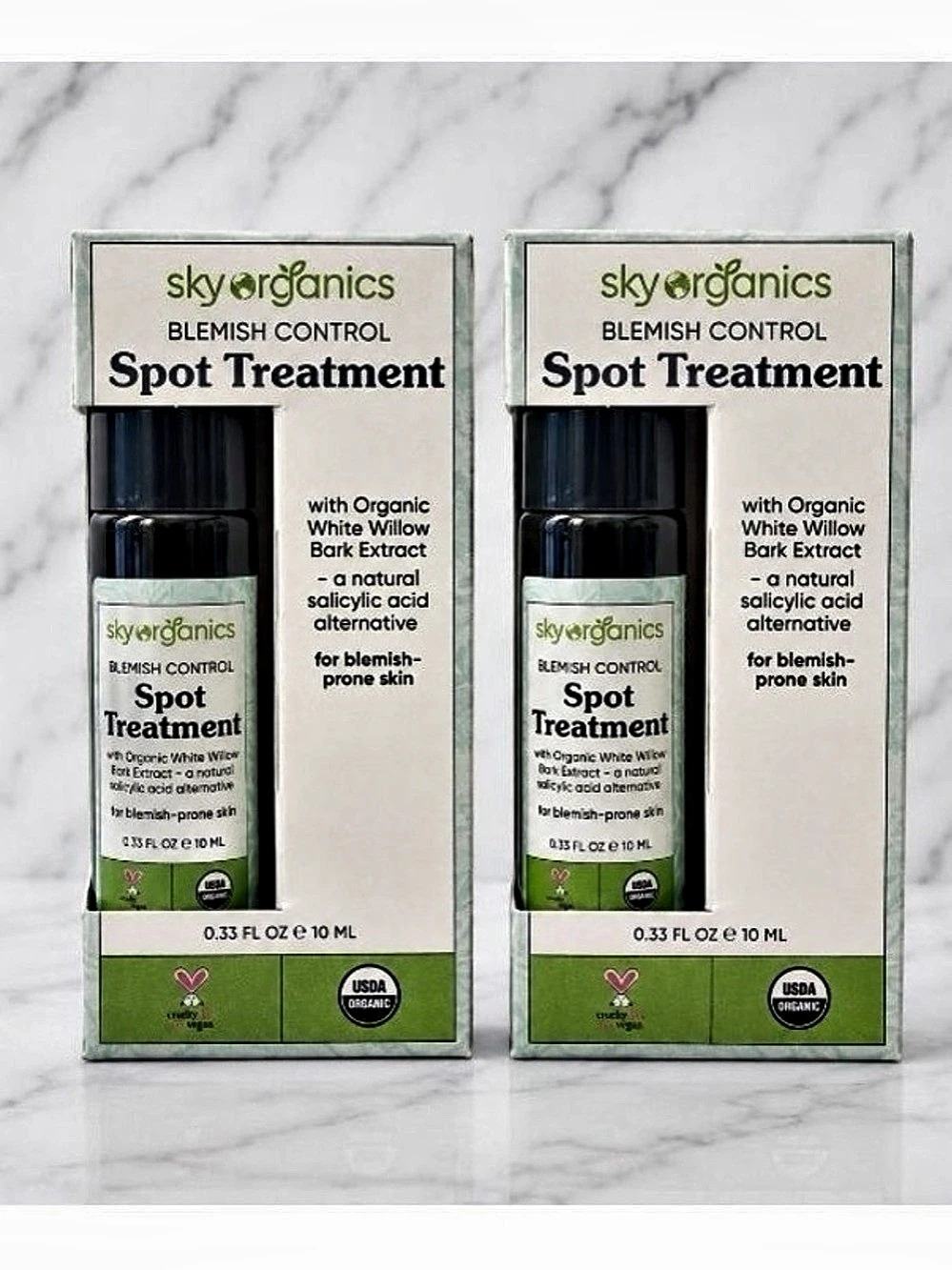 Sky Organics Blemish Control Spot Treatment 2-Pack NWT